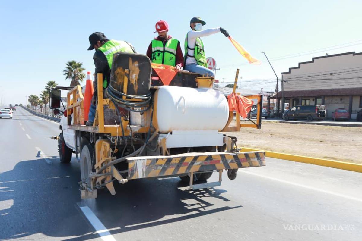 $!El bulevar Fundadores, al oriente de la ciudad, fue uno de los puntos intervenidos.