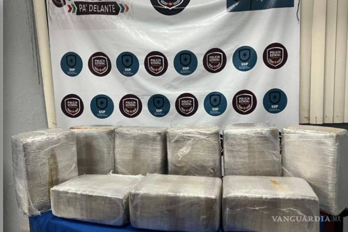 Asegura Policía del Estado de Coahuila cien kilos de mariguana en Ciudad Frontera