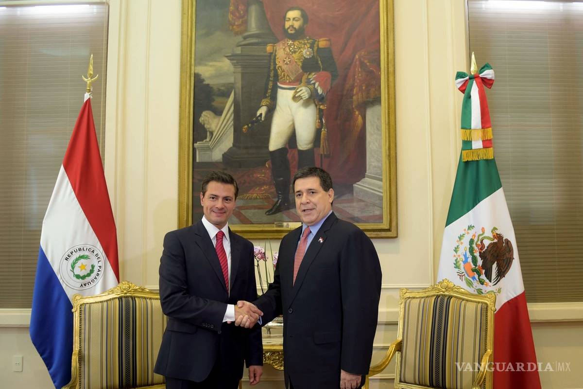 Preocupantes señales de regresión, dice presidente de Paraguay a Peña Nieto
