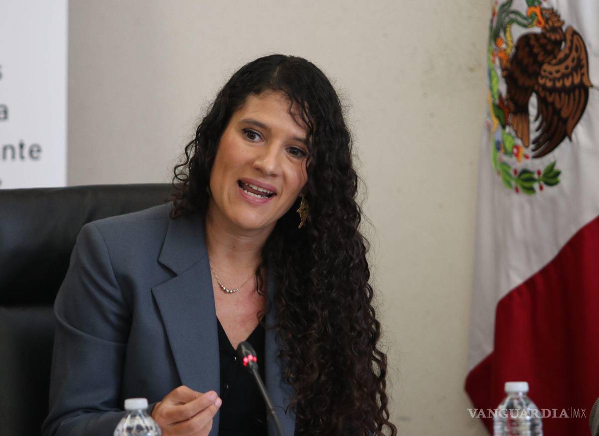 $!Bertha María Alcalde Luján en comparecencia para cubrir la vacante que deja el ministro Arturo Zaldívar lelo de Larrea.