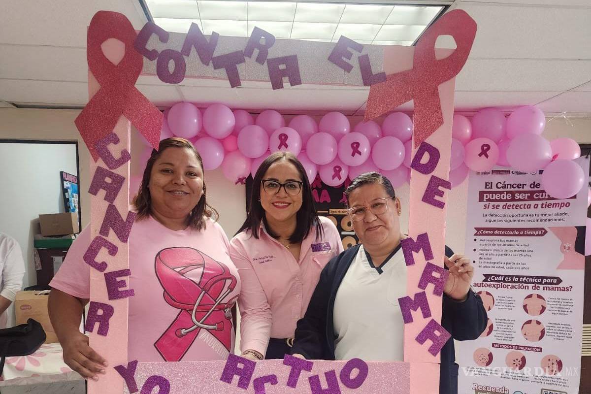Refuerzan campaña de detección de cáncer de mama en Piedras Negras