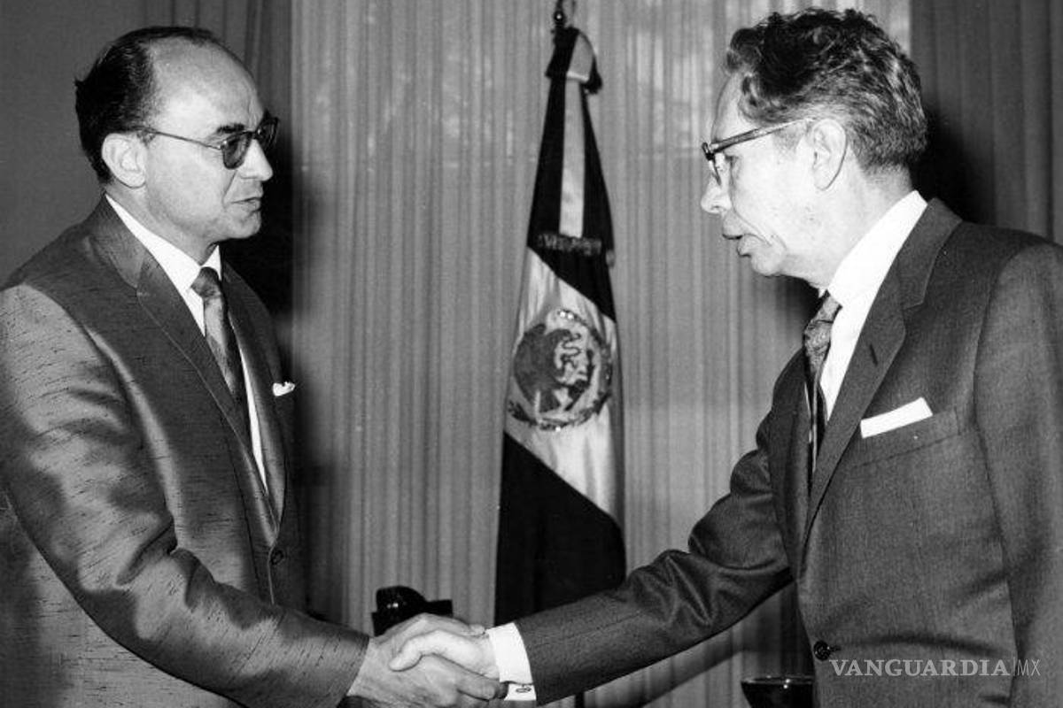 La reunión previa; conversación entre Díaz Ordaz y Luis Echeverría dos horas antes de la matanza de Tlatelolco