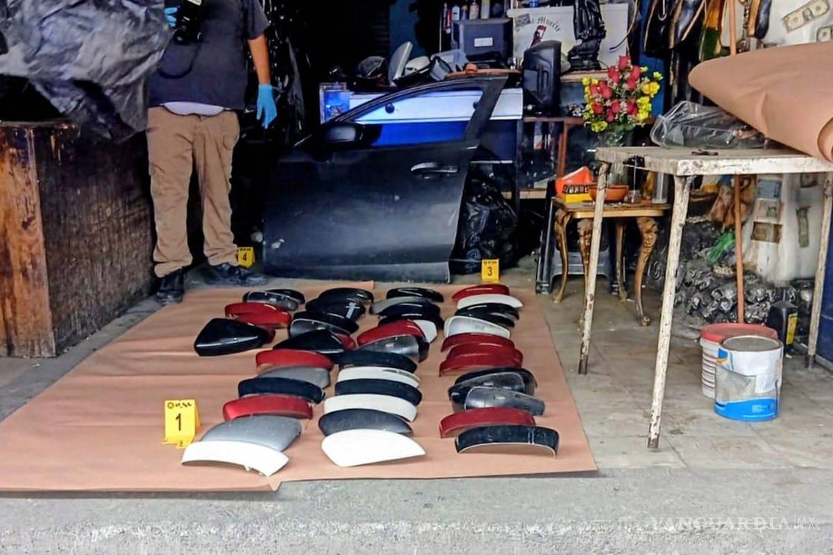 Catean local comercial en el que aseguran 14 mil piezas automotrices, en Nuevo León