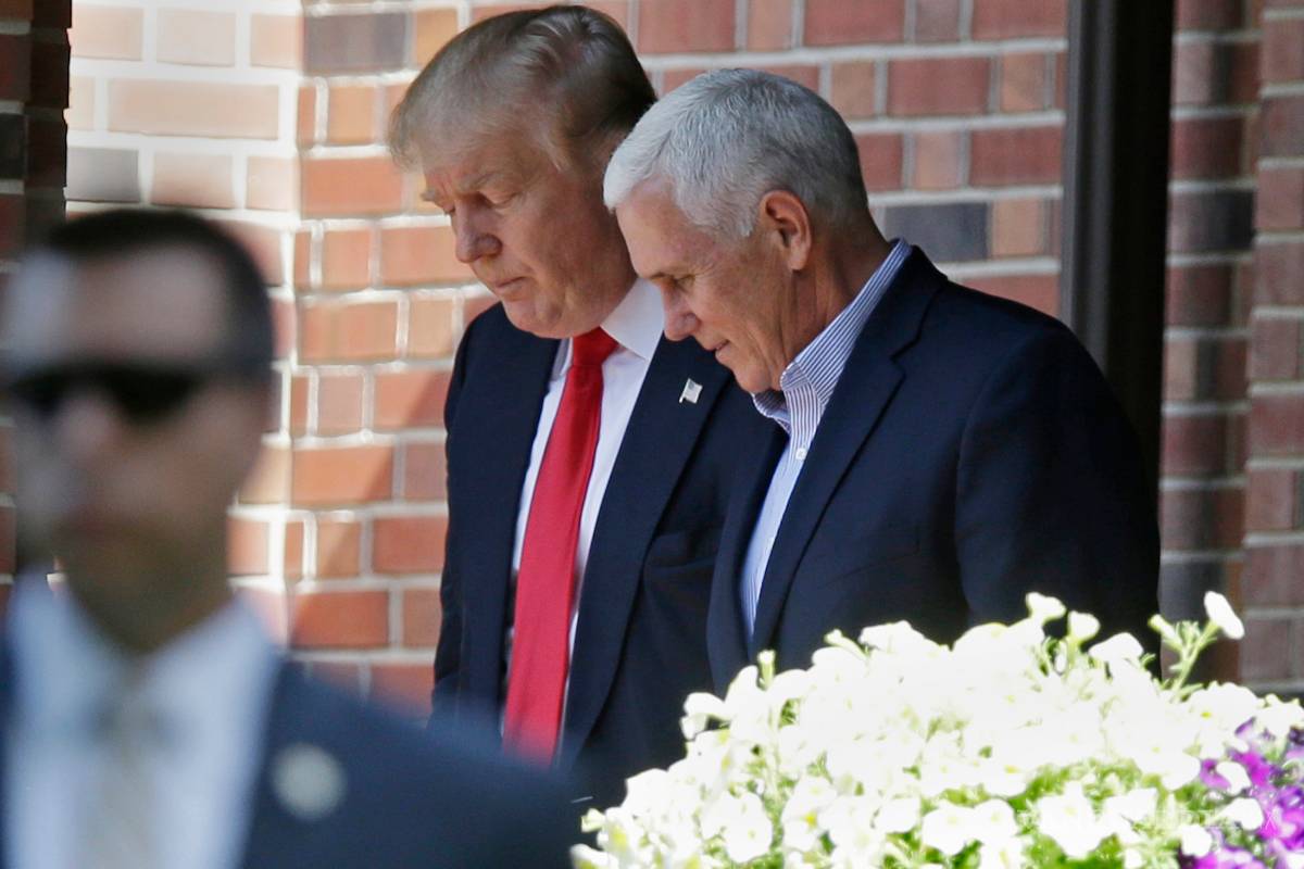 Trump elige a Pence como compañero de fórmula