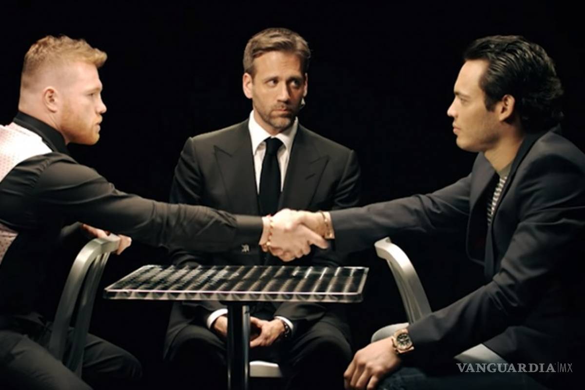 Canelo y Chávez Jr frente a frente se dicen sus verdades