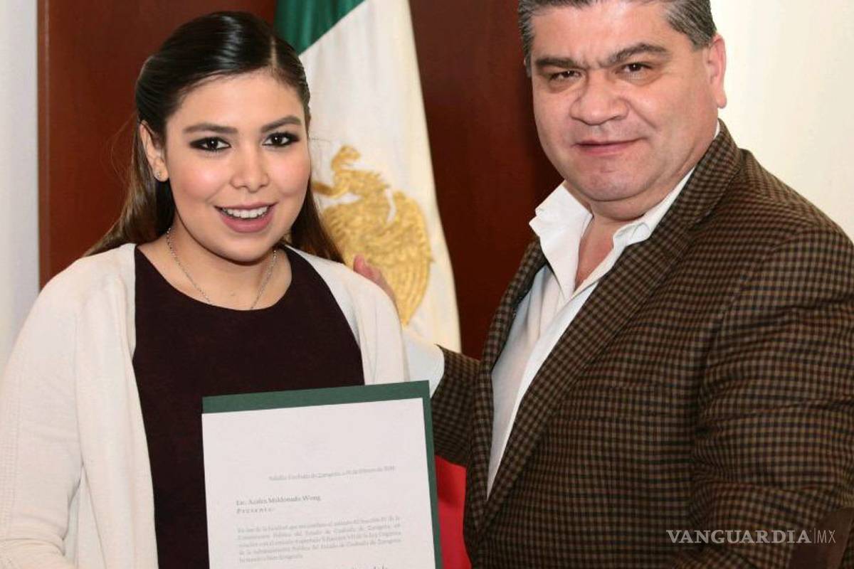 Azalea Maldonado Wong es designada titular del Instituto Coahuilense de la Juventud