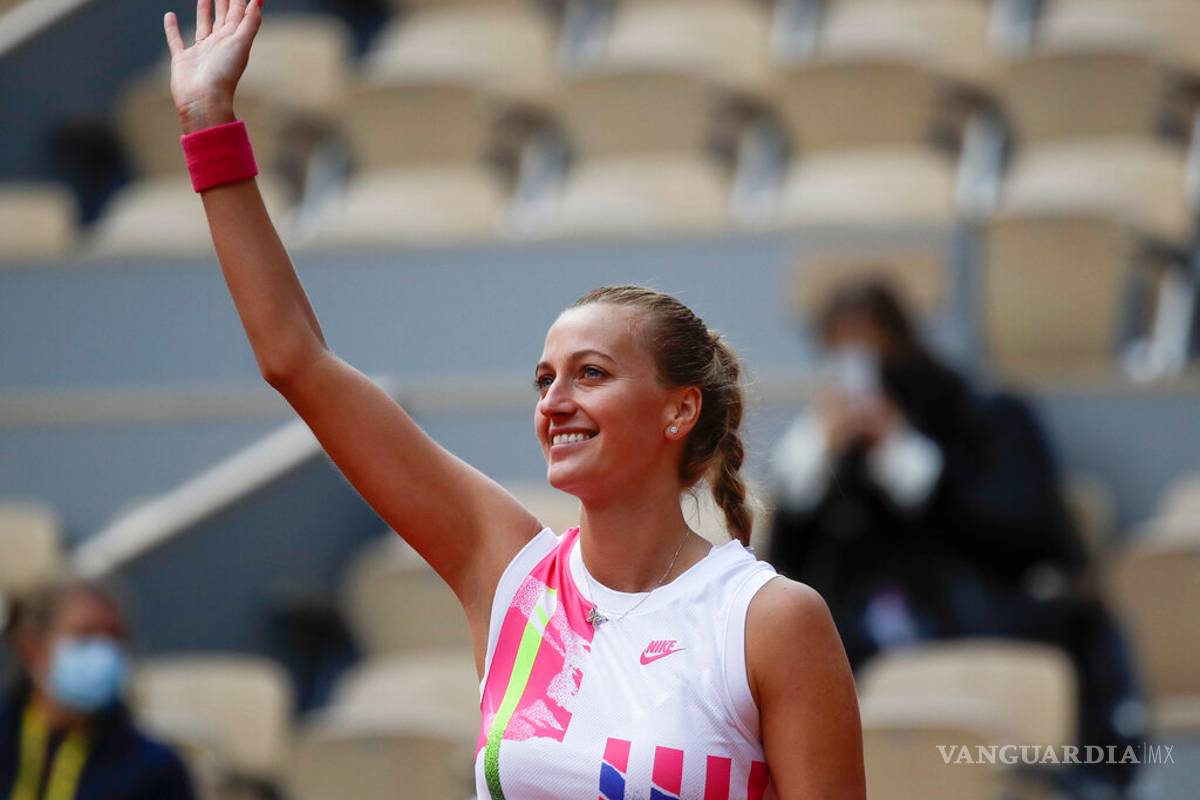 Petra Kvitova ya está en semifinales de Roland Garros