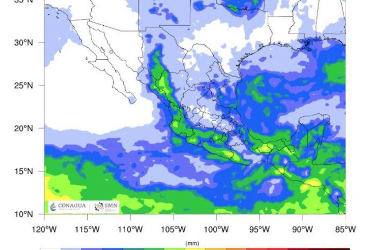Frente frío número 2 traerá lluvias en 30 estados en inicio de semana