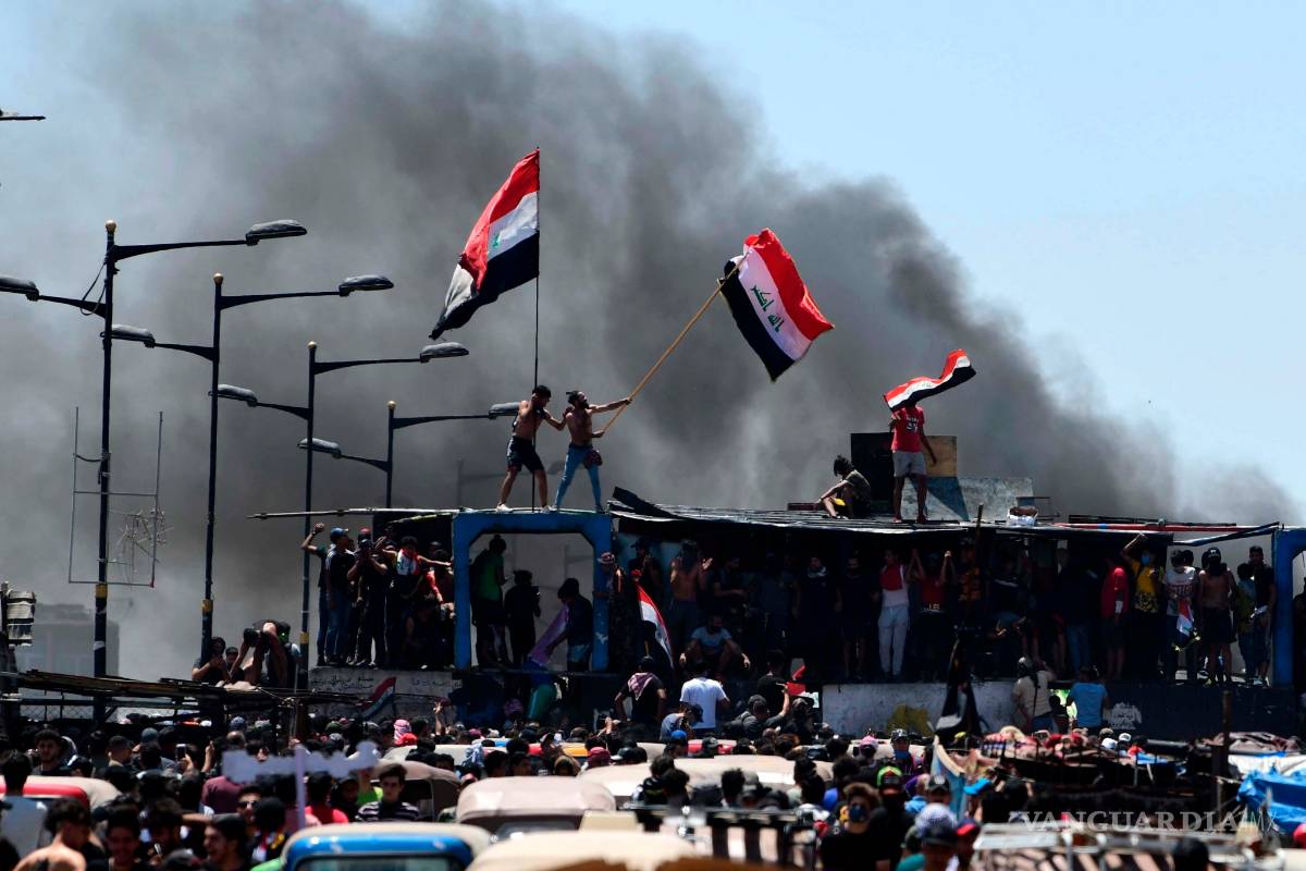 Protestan iraquíes contra el gobierno