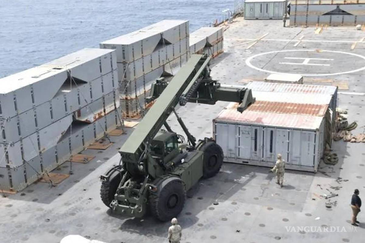 Estados Unidos completa construcción de un muelle humanitario frente a Gaza