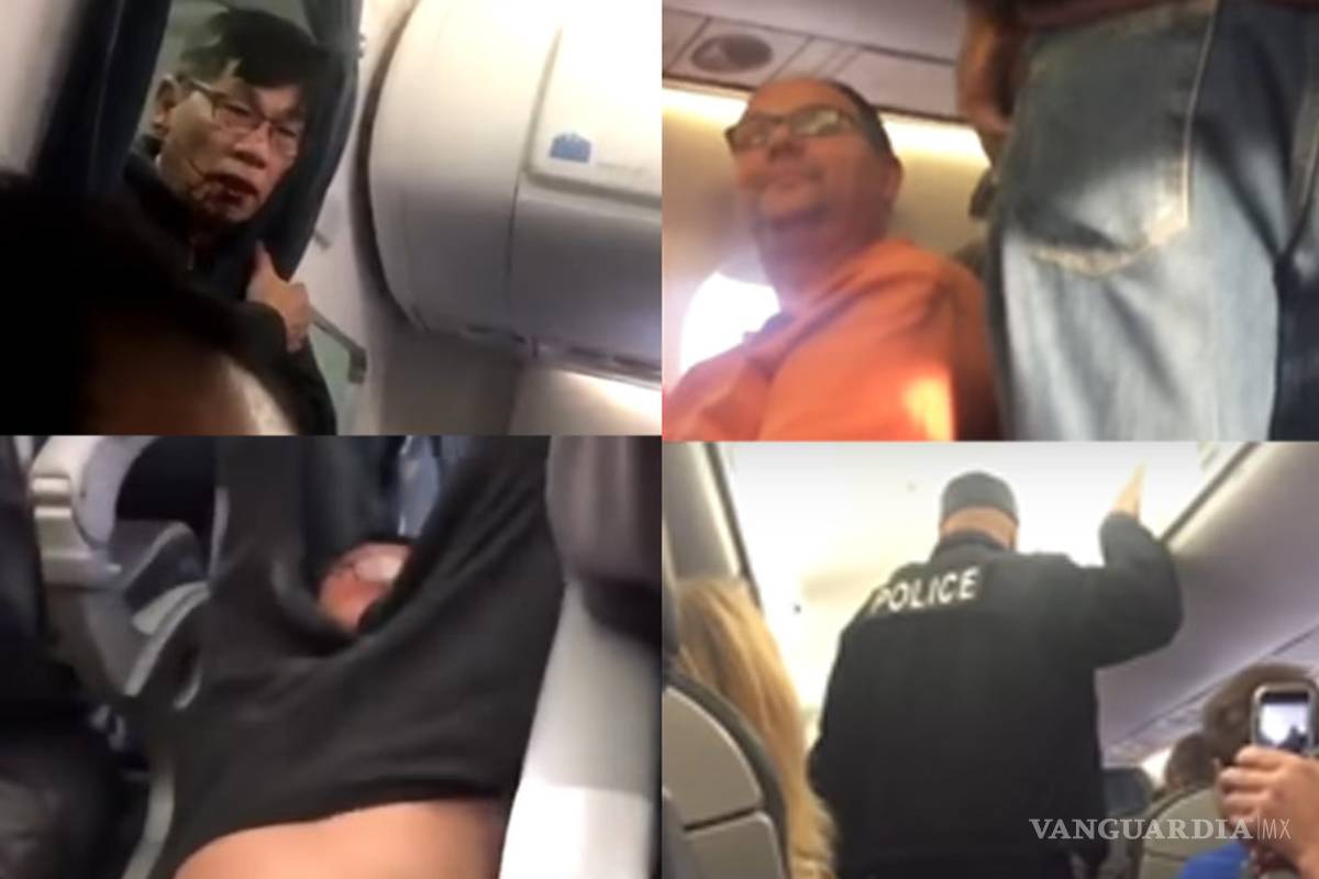 Pasajero sacado a rastras de avión demandará a United Airlines