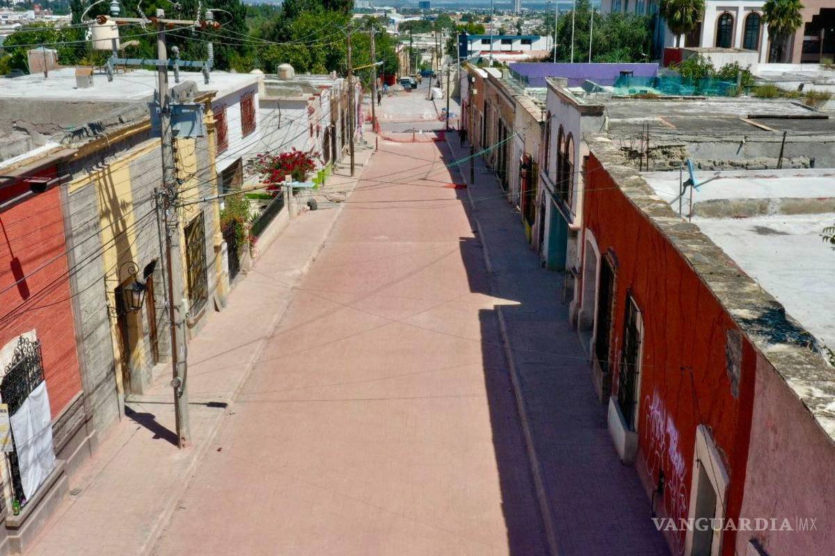 Avanza rehabilitación de la calle General Cepeda; casi listos cruces con Aldama y Castelar