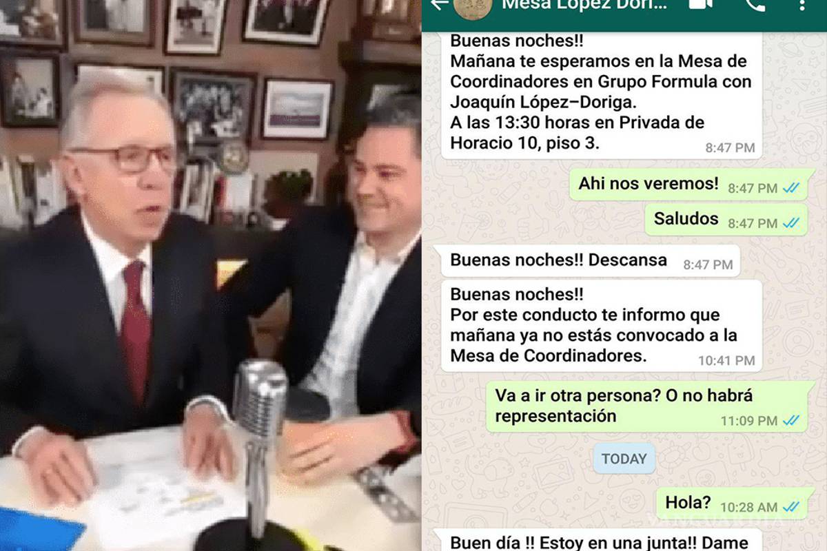 #CensuroComoLopezDoriga escribe el representante de 'El Bronco'