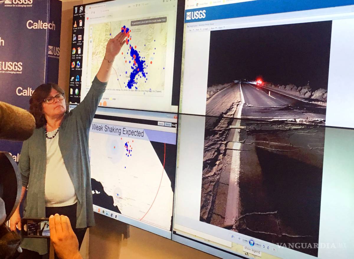 $!California es sacudida por un terremoto de magnitud 7.1 (fotogalería)