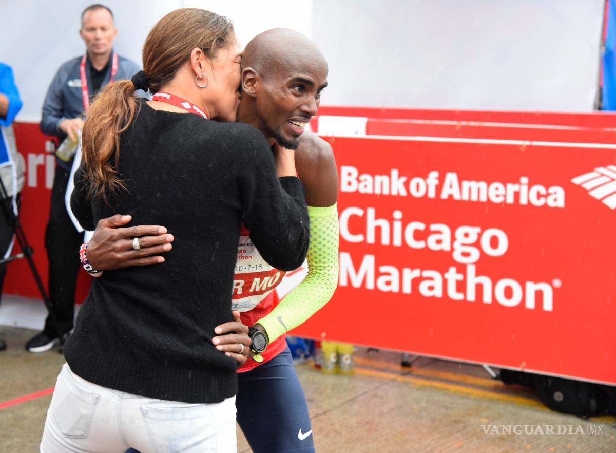 $!Mo Farah conquista su primer maratón en Chicago