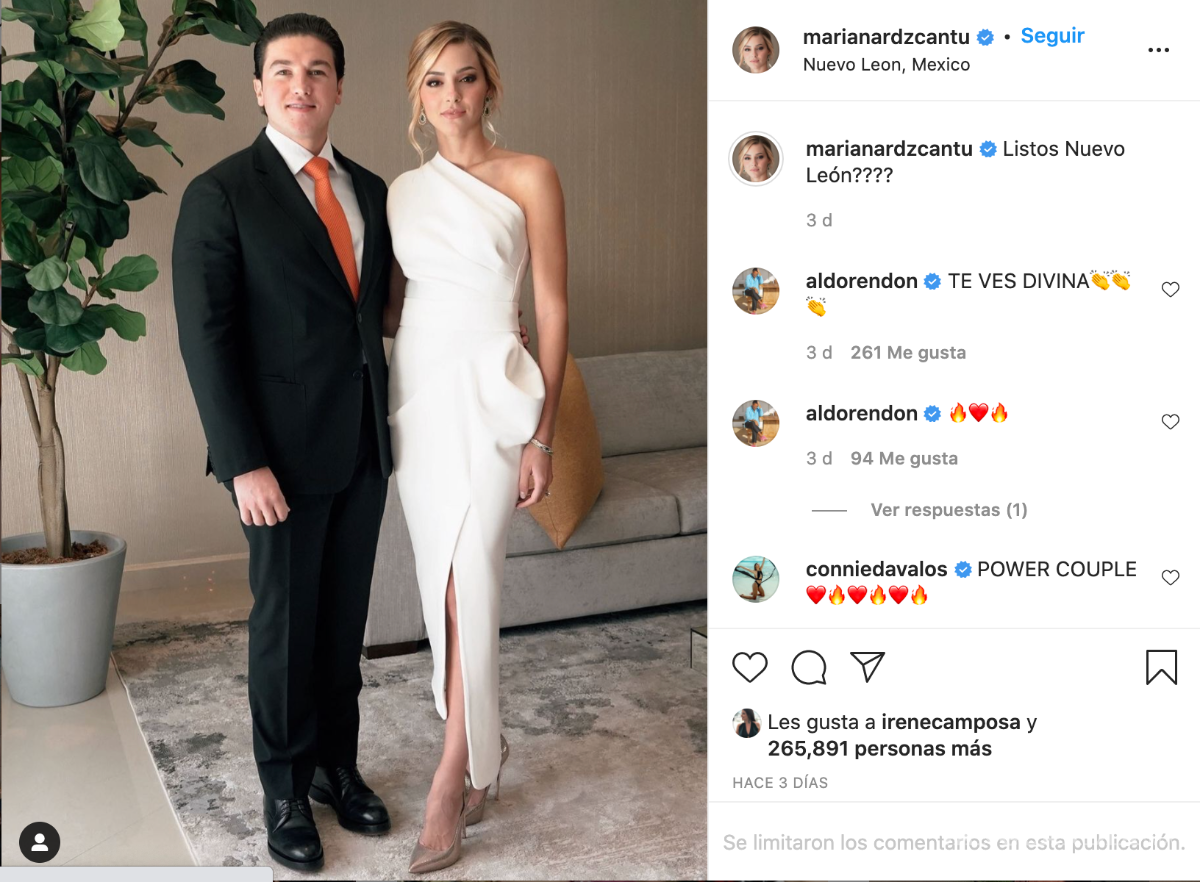 $!De acuerdo con la revista ChicMagazine, la influencia utilizó un vestido blanco de hombro descubierto de Mona Mour Boutique, una tienda exclusiva ubicada en San Pedro Garza García, con un costo de 877 dólares, es decir, alrededor de 17 mil 984 pesos.