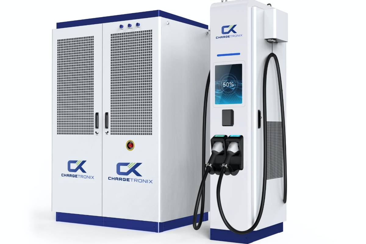 $!ChargeTronix presenta el sistema de carga distribuida Nexus de 480 kW para flotas que puede cargar hasta seis vehículos eléctricos simultáneamente.