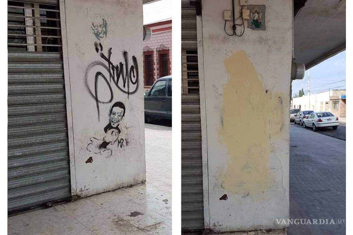 Borran pintas de Humberto Moreira como el ratón &quot;Mickey&quot;