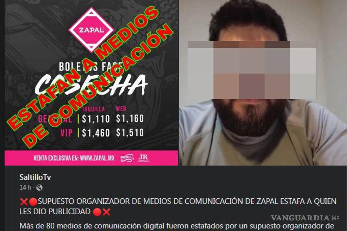 Reportan en redes por fraude a falso promotor musical; habría utilizado el nombre del Festival Zapal