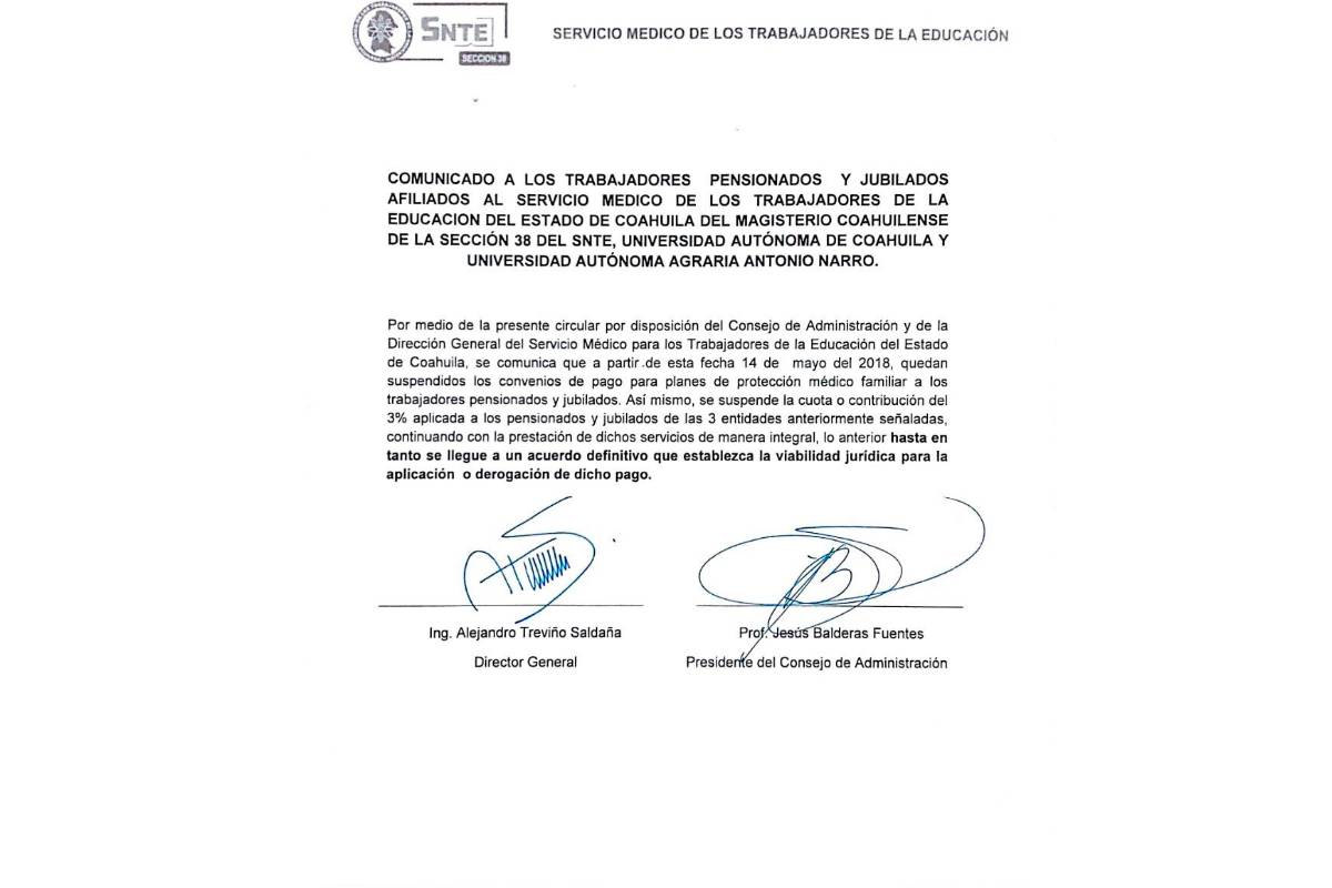 Con amenazas obligan a profes de Coahuila a aceptar descuento