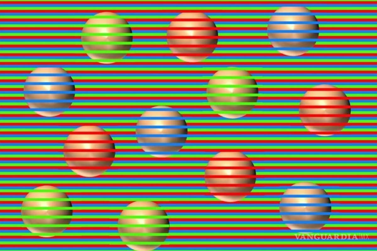 Todas las esferas son del mismo color... ¿de que color las vez? (fotos)