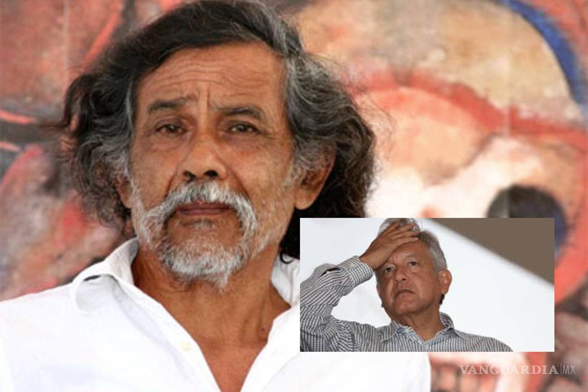 AMLO lamenta la muerte de Toledo: 'El arte está de luto'