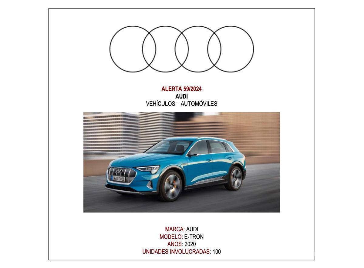 $!Profeco emite múltiples alertas por fallas en autos; señala modelos de Audi, Chevrolet, Volkswagen y otras marcas