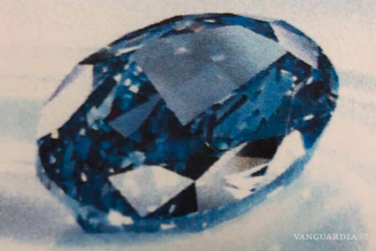 Recuperan un diamante azul robado valorado en 20 mdd en Dubái