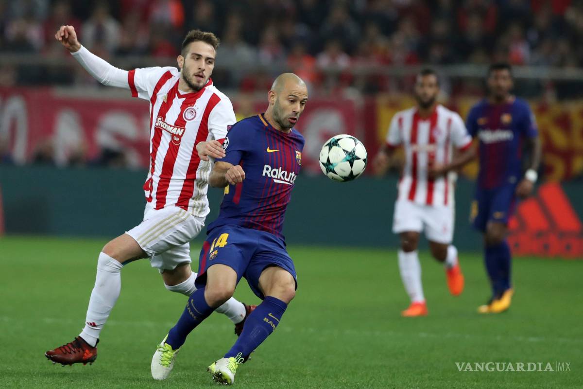 Javier Mascherano ve posible desvincularse del Barcelona en 2018