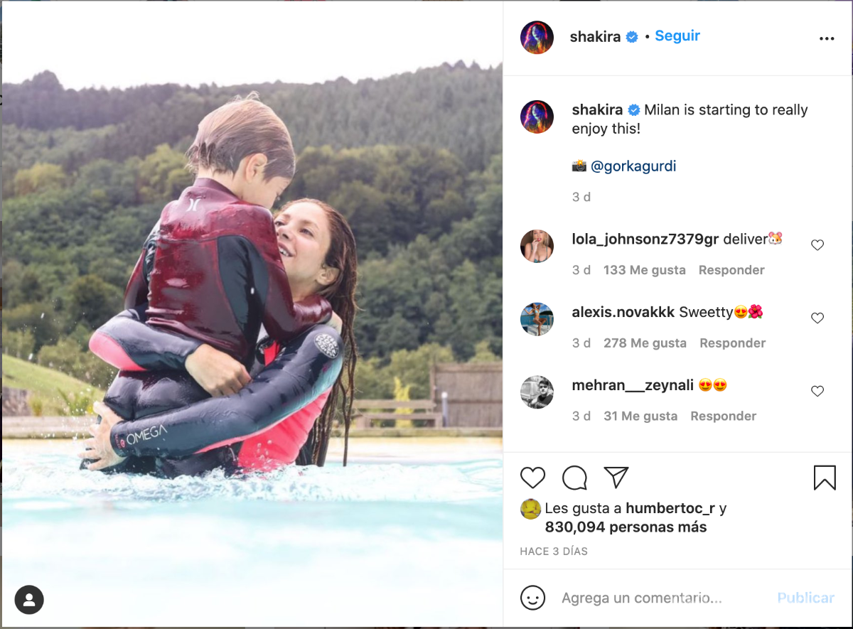 $!Shakira, quien tiene dos hijos con Gerard Piqué, explicó cómo ella y su pareja intentan mantener su vida familiar separada de su estatus de celebridad.