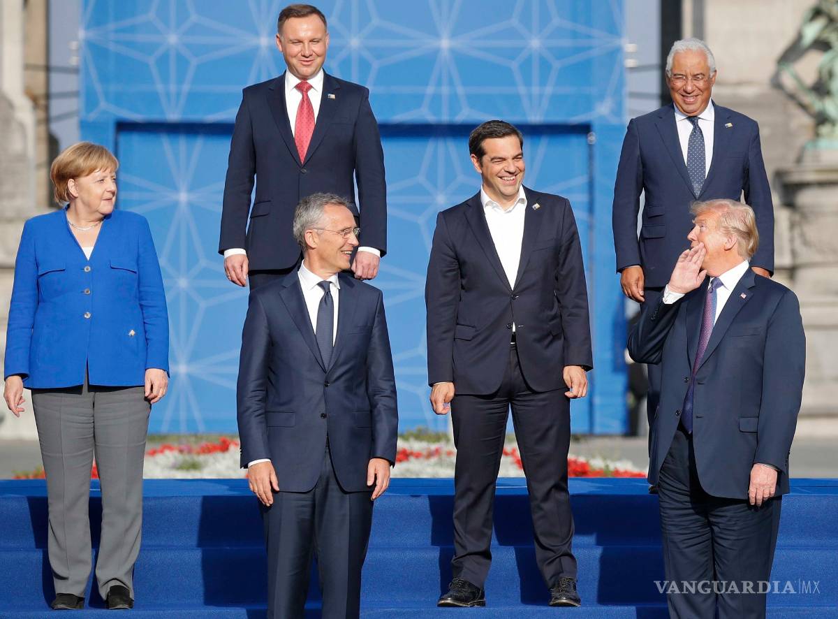 $!Trump acude a la OTAN entre tensión por aranceles y llama “delincuentes” a aliados
