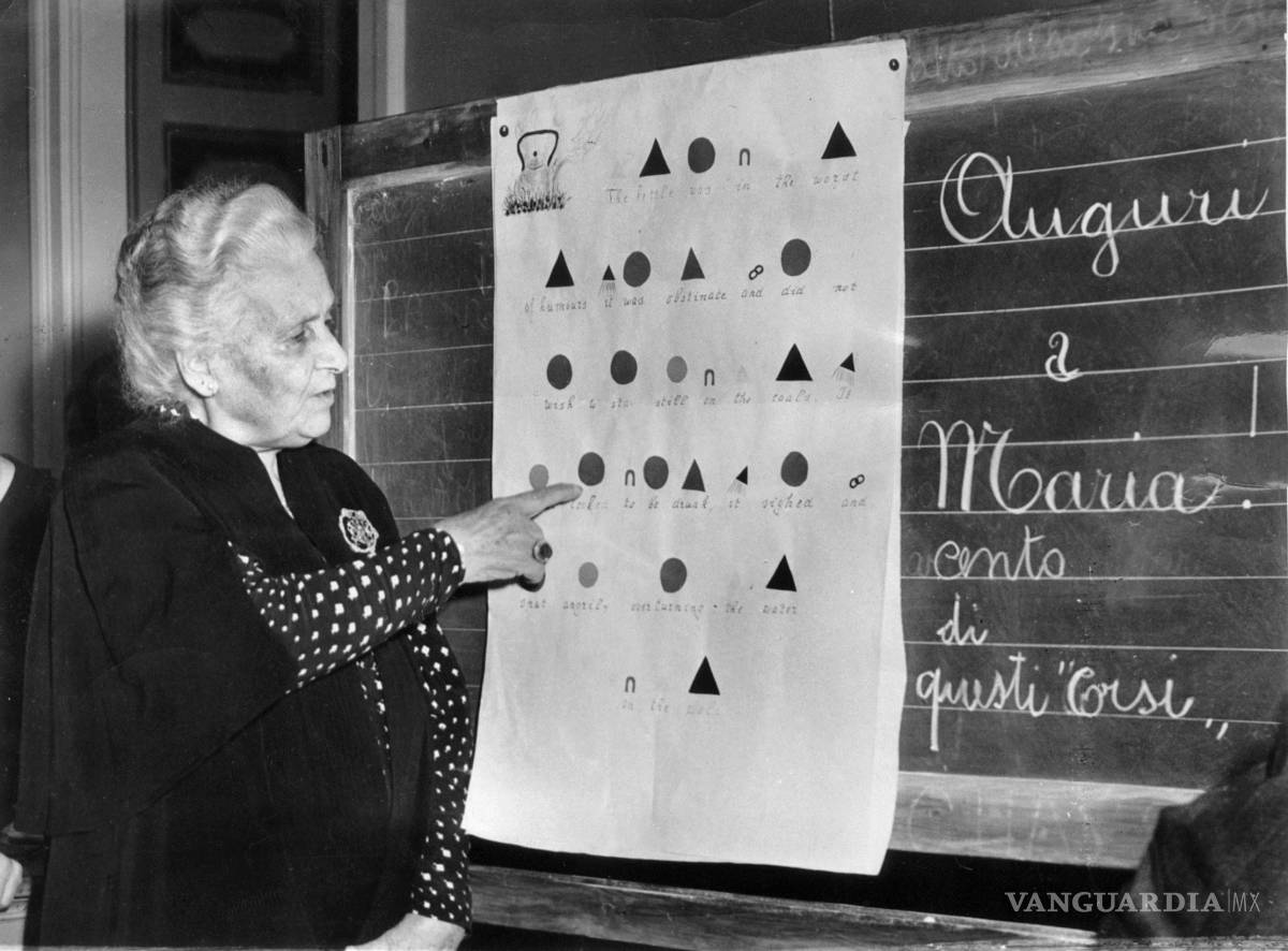 $!María Montessori, pionera en la pedagogía y primera mujer en ser médica en Italia
