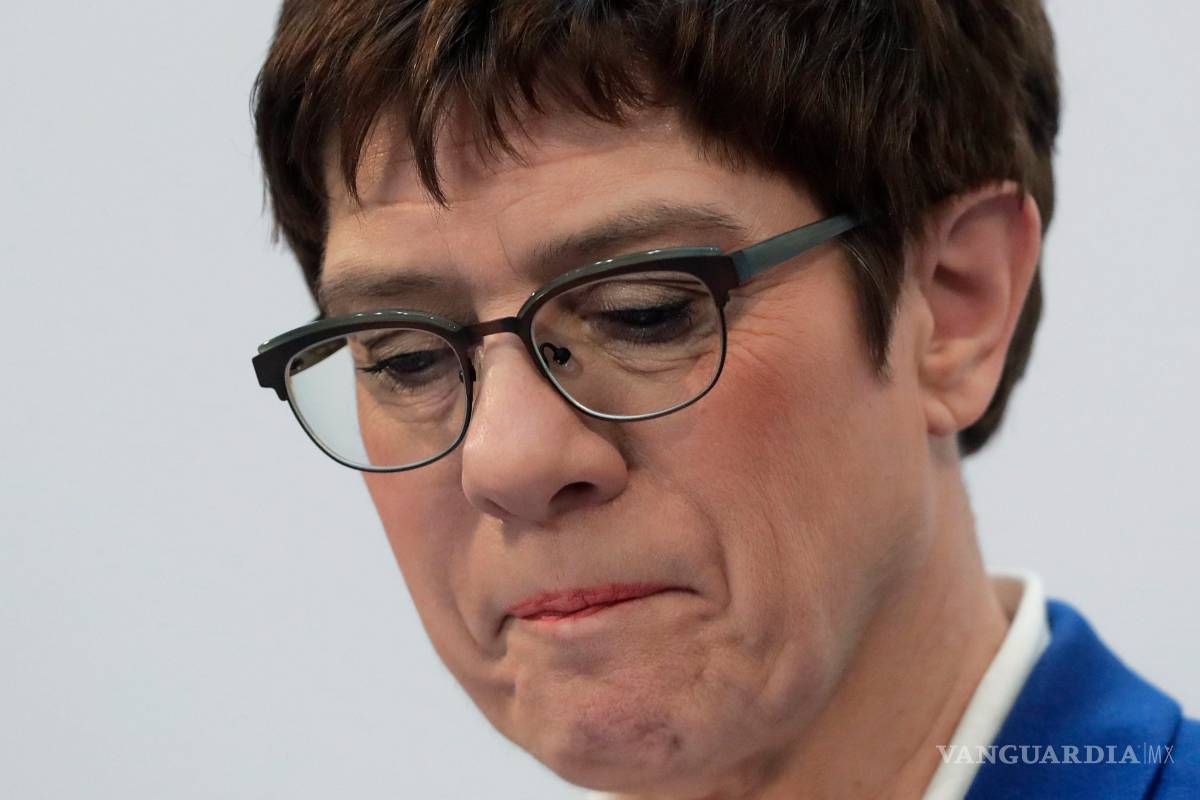 Annegret Kramp-Karrenbauer, sucesora de Merkel, renuncia al partido Unión Democristiana
