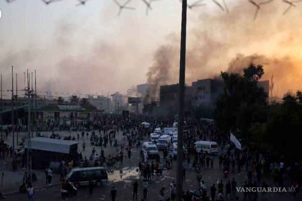 Irak decreta toque de queda en Bagdad por violentas protestas