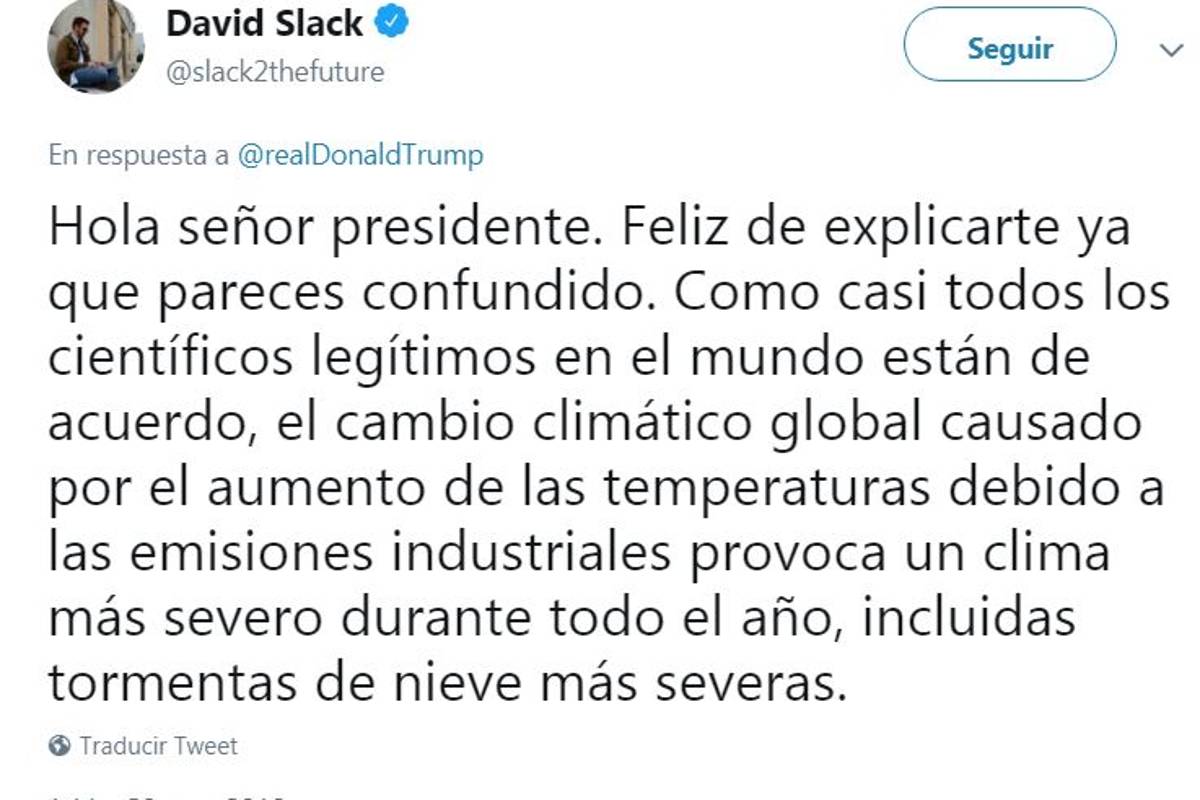 $!Donald Trump se burla del calentamiento global y lo tunden en redes