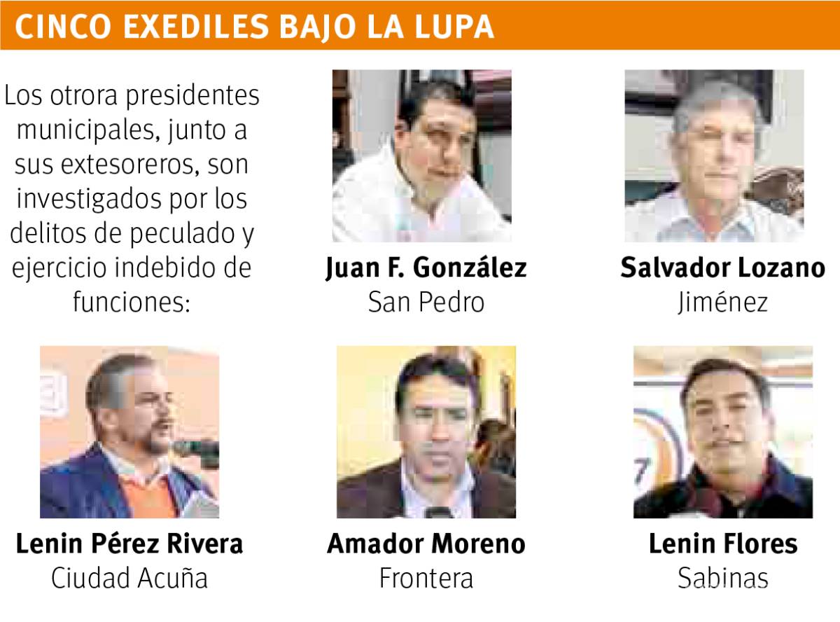 $!Va Fiscalía General de Coahuila contra 4 exalcaldes más por malversación de fondos públicos