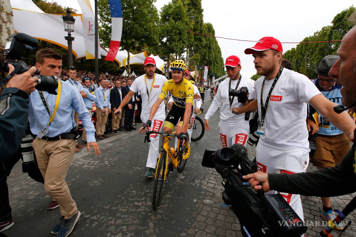 $!Froome se proclama rey del Tour de Francia por cuarta ocasión