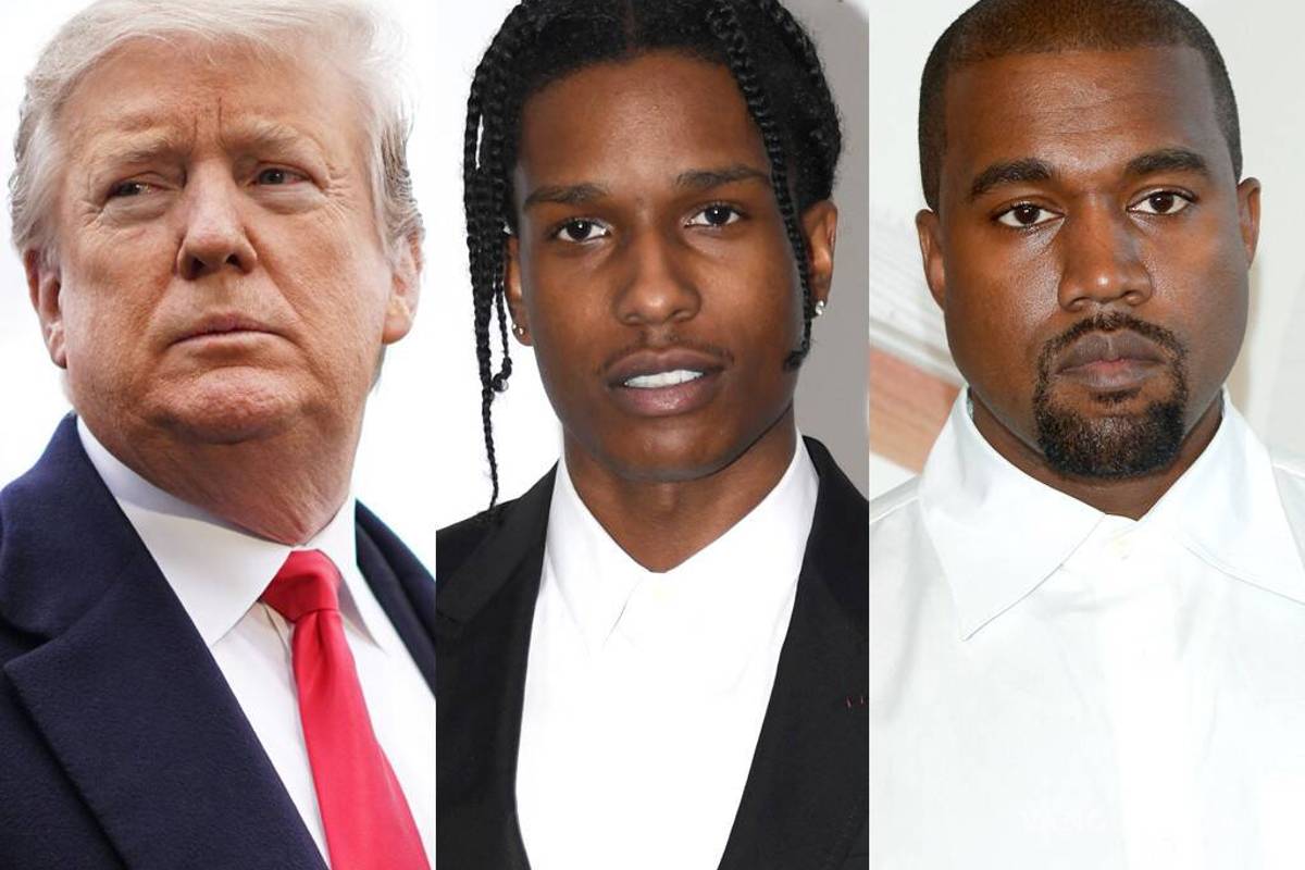 Trump y ‘Kimye’ se juntan para ayudar a liberar a A$AP Rocky