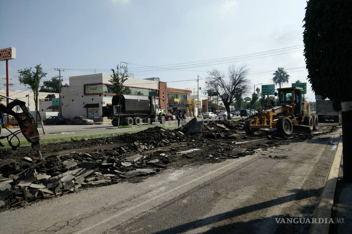 Ponen en marcha programa de mantenimiento de calles en Monclova