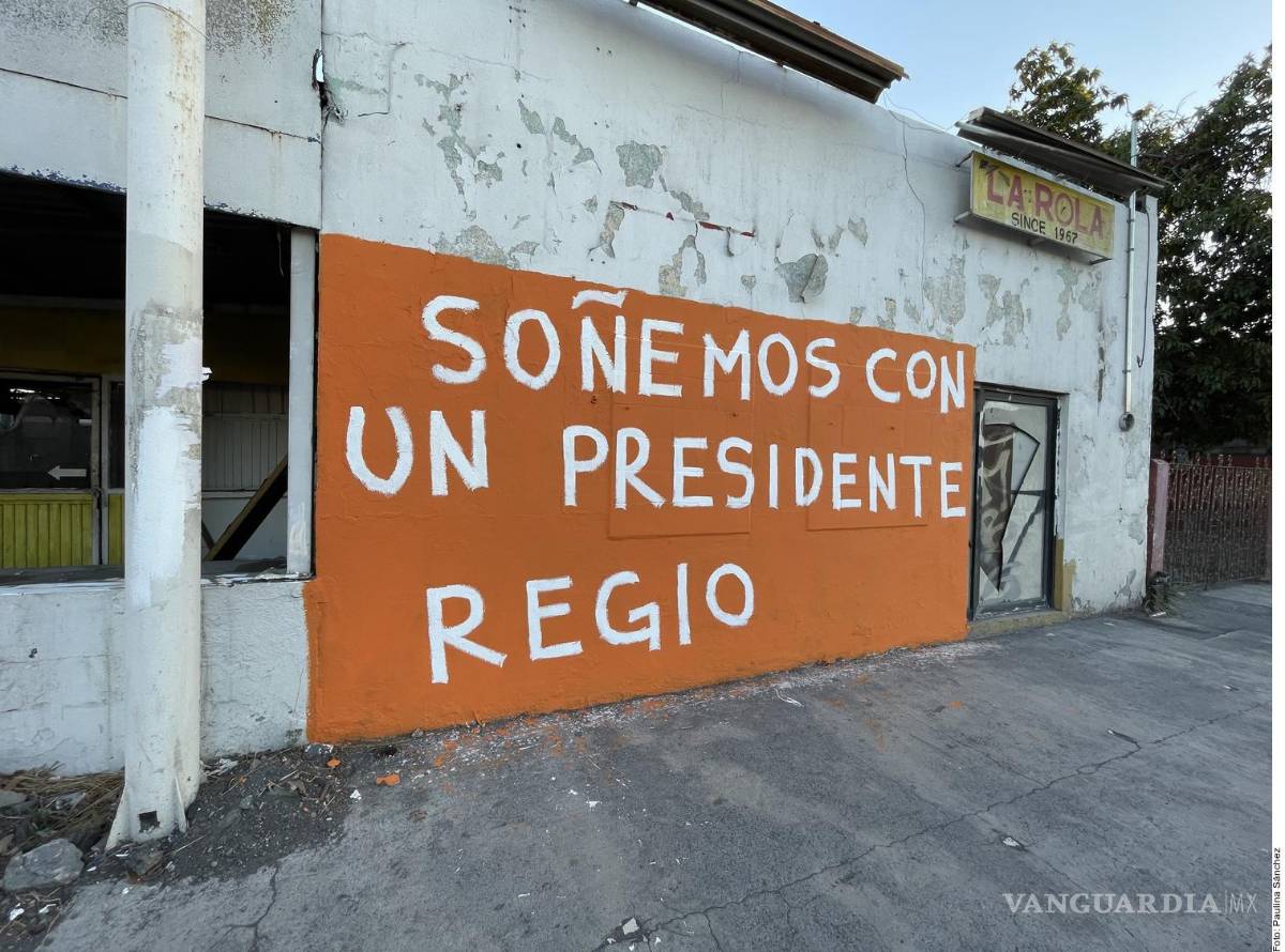 $!Supuesta barda promocional para las aspiraciones presidenciales de Samuel García en Monterrey, Nuevo León.