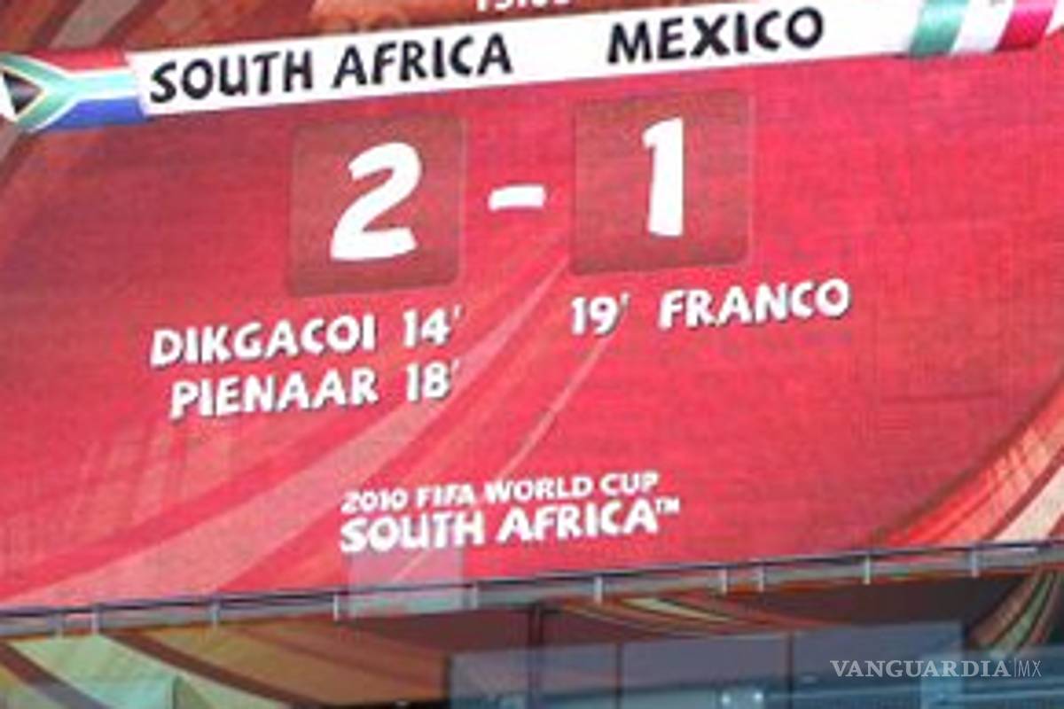 Sudáfrica vence a México en juego de ensayo