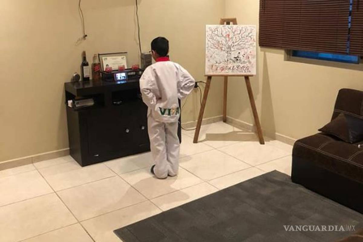 Artemarcialistas de Saltillo siguen entrenando en línea