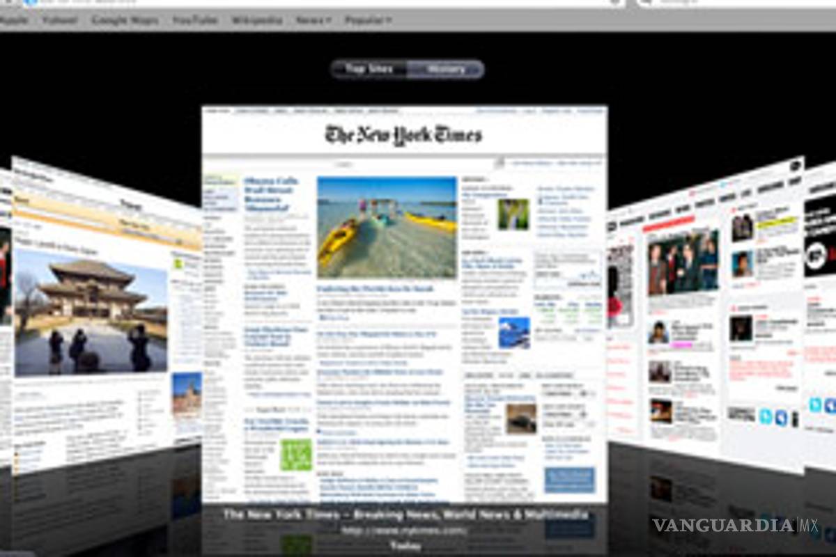 Apple presenta Safari 5, cargado con Bing
