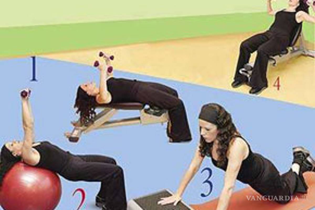 Mujer: Ejercicios para un busto firme