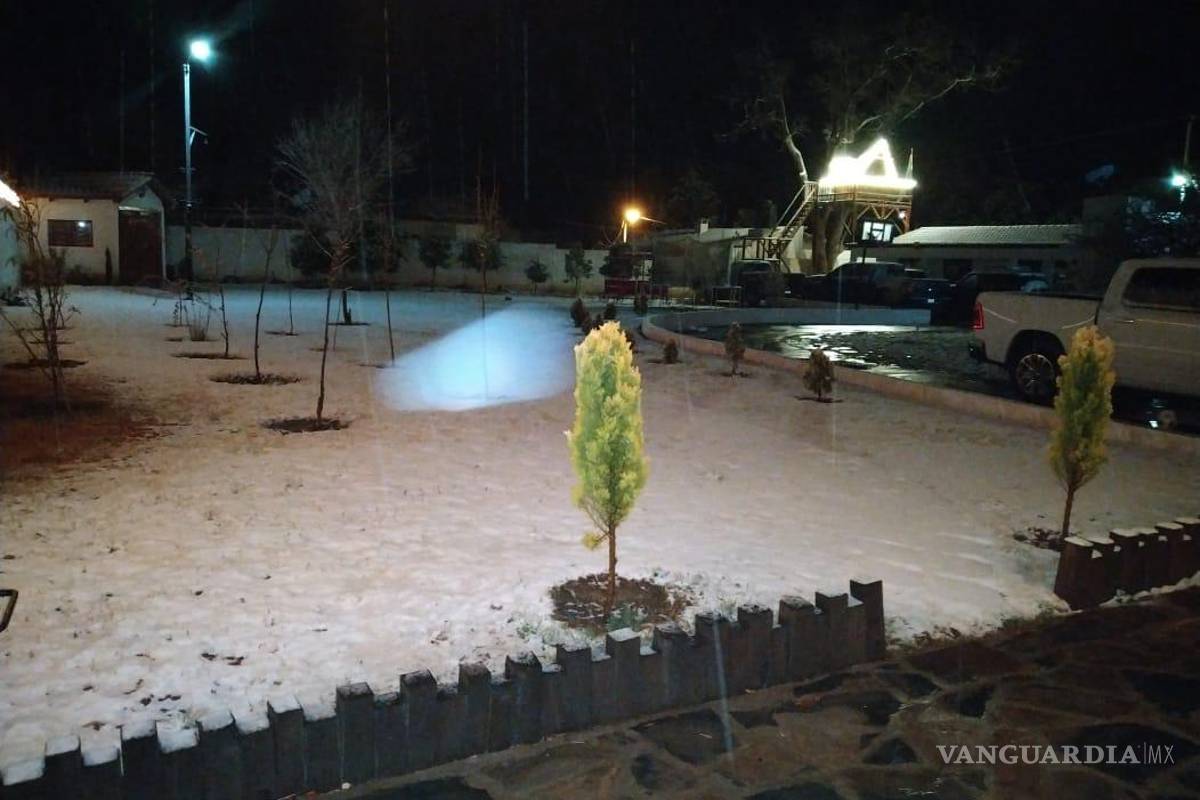 $!Arteaga se pinta de blanco en el último día del año