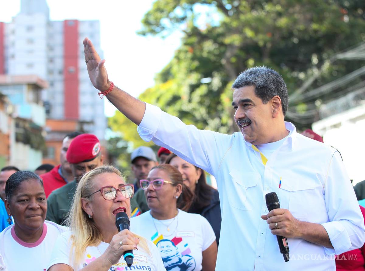 $!El presidente de Venezuela, Nicolás Maduro acusó a María Corina Machado de aplaudir el que calificó como secuestro, por parte de EU, de un buque petrolero.