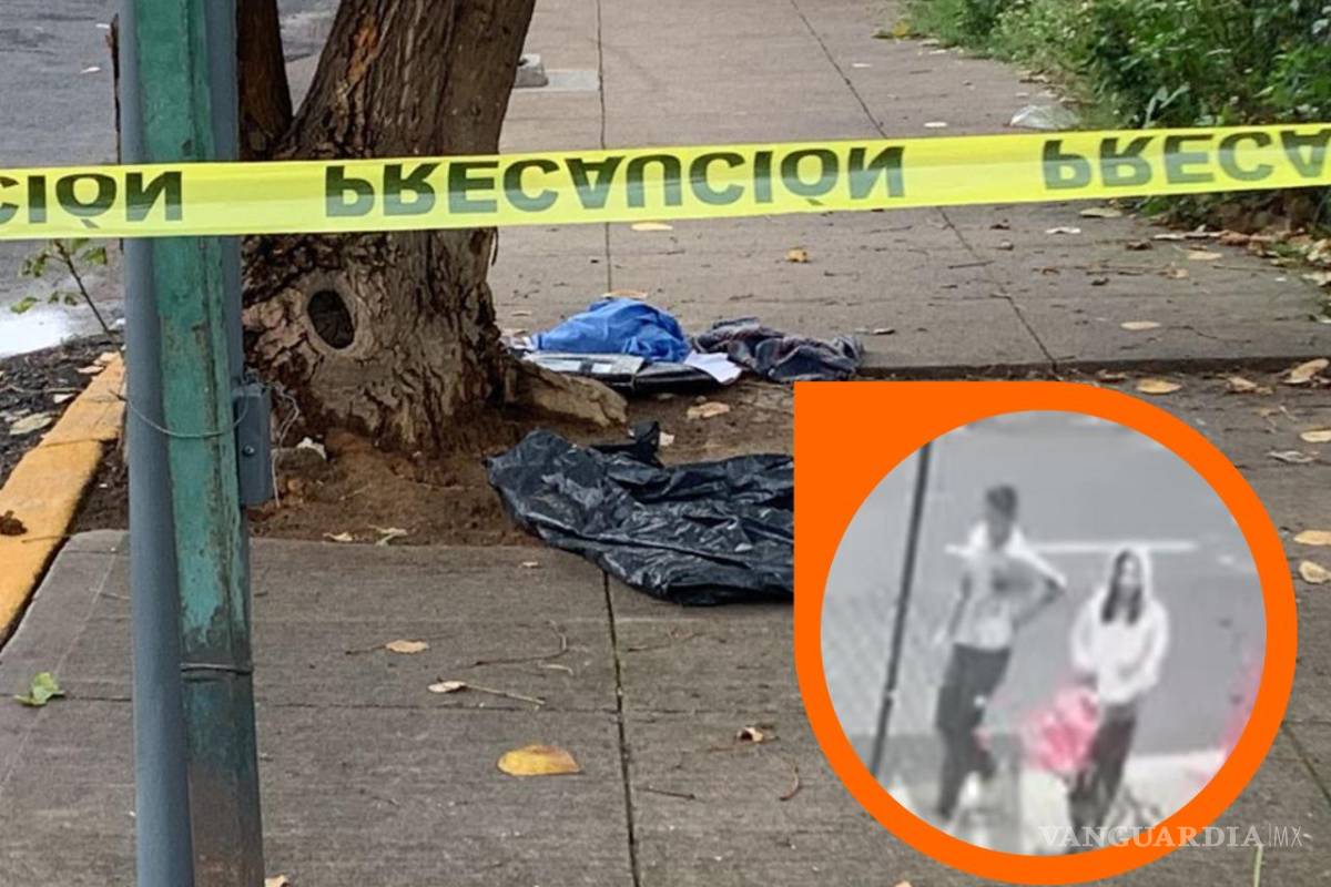 Captan en video momento en el que un bebé es abandonado por una pareja en las calles de CDMX