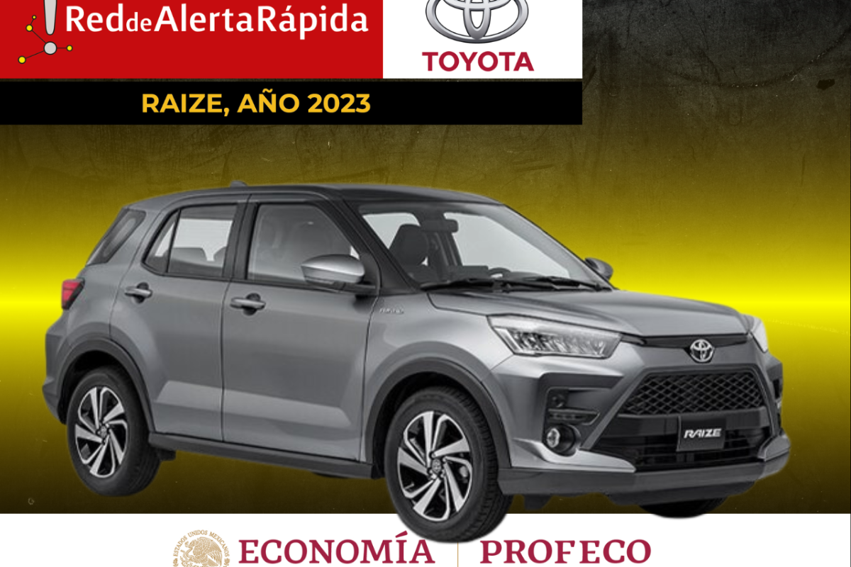 Profeco alerta sobre esta falla en más de 4 mil autos modelo 2022-2023 de Toyota; pide hacer revisión