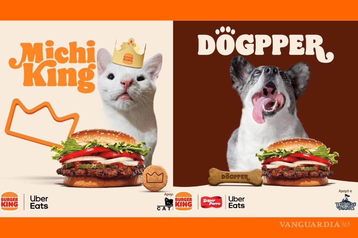 Una Michiking y una Dogpper con papas, por favor... Burger King lanza promoción para compartir con tu mascota