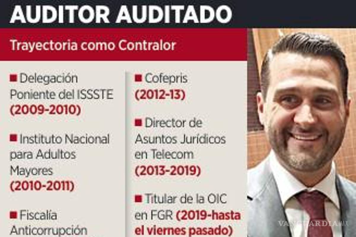 $!Remueve FGR a su titular del OIC por presuntos actos de corrupción